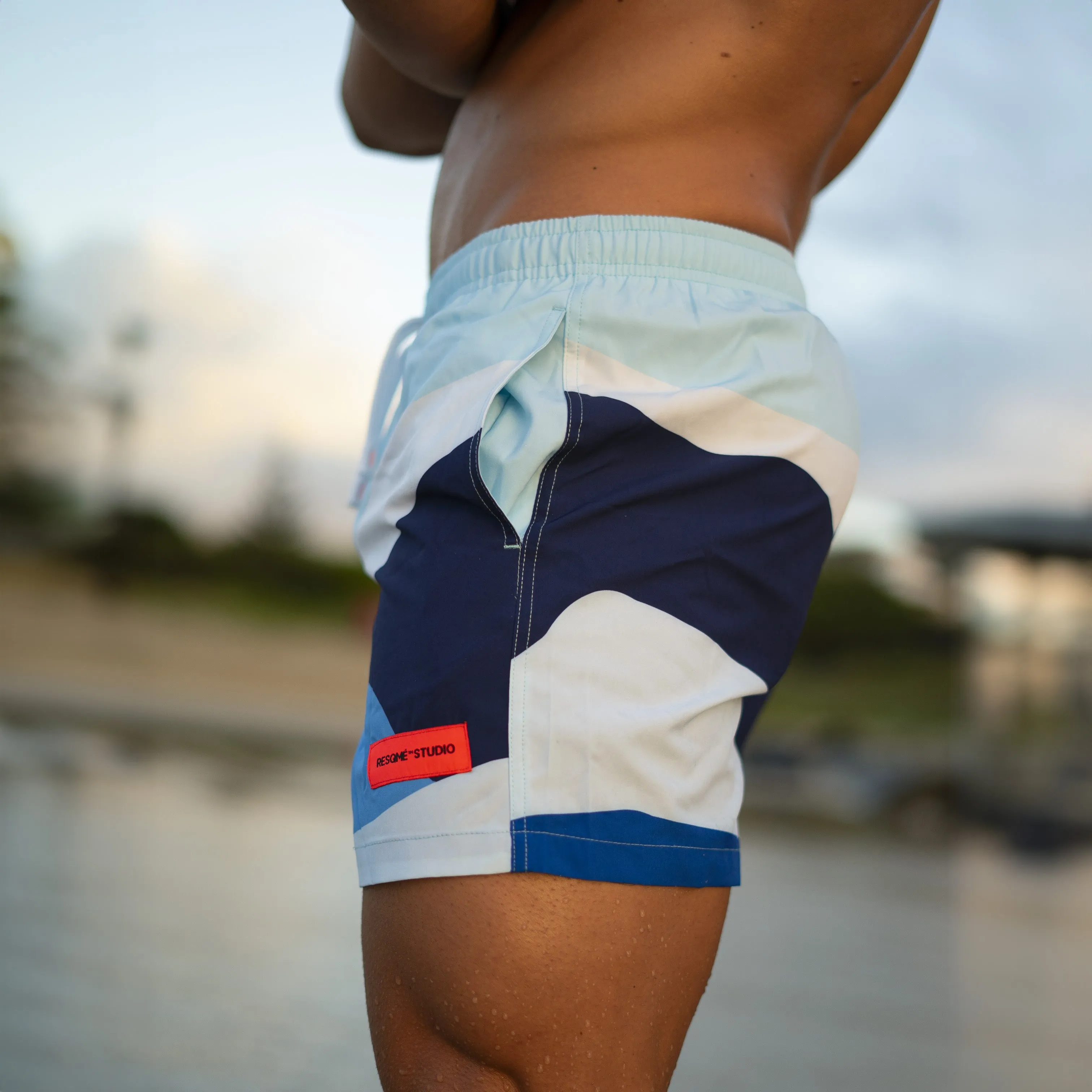 SWIM SHORTS-Andaman Ocean