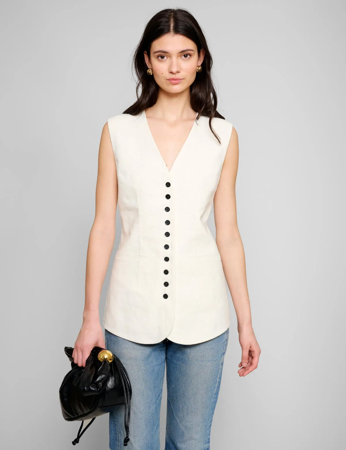 Tasia Linen Vest Top -PREORDER