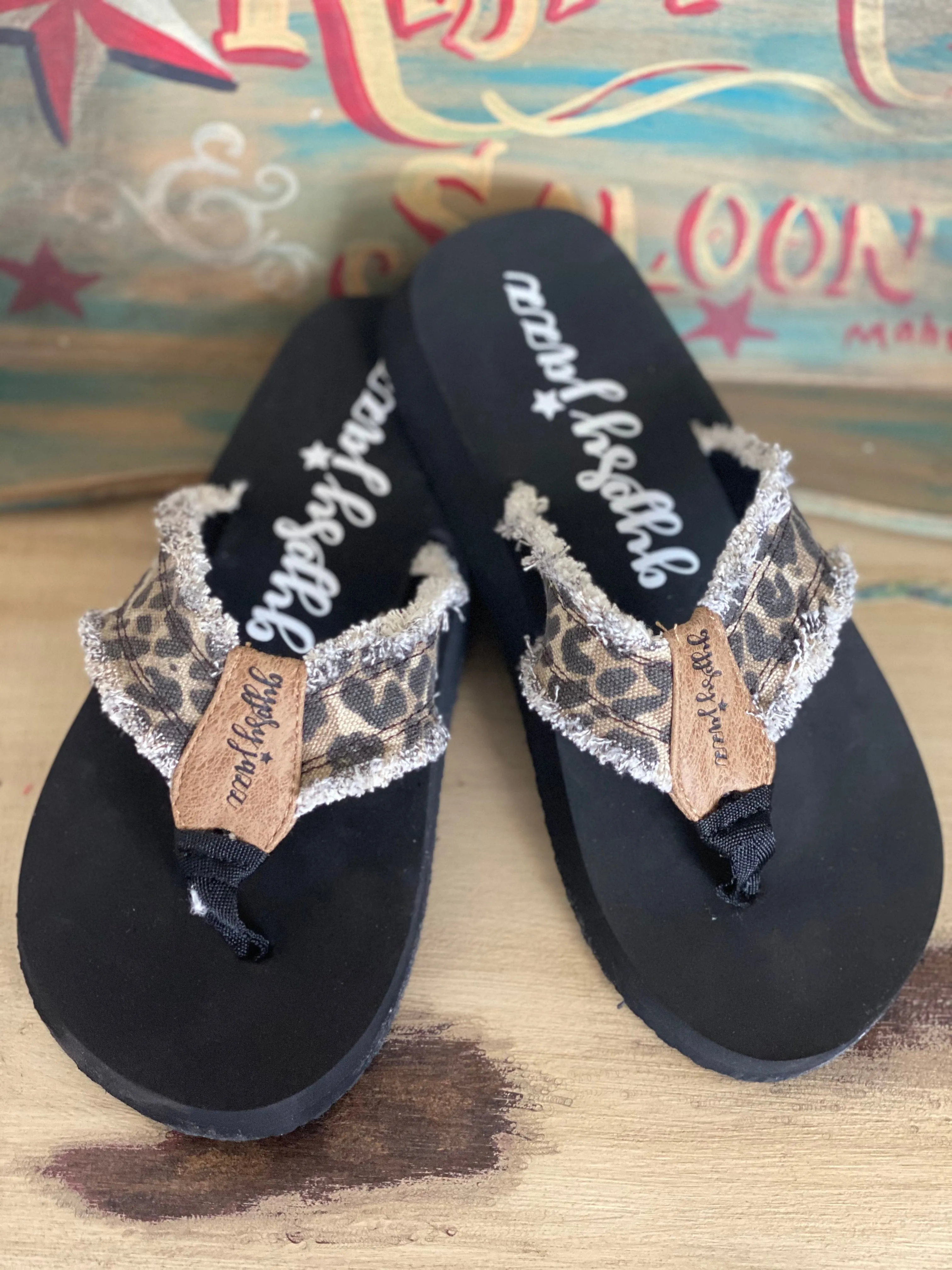 The Gypsy Jazz Summer Leopard Flip Flop Sandal