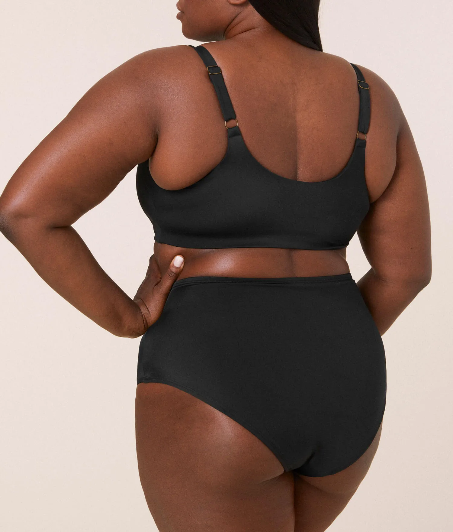 The High - Waisted Bottom - Flat - Black