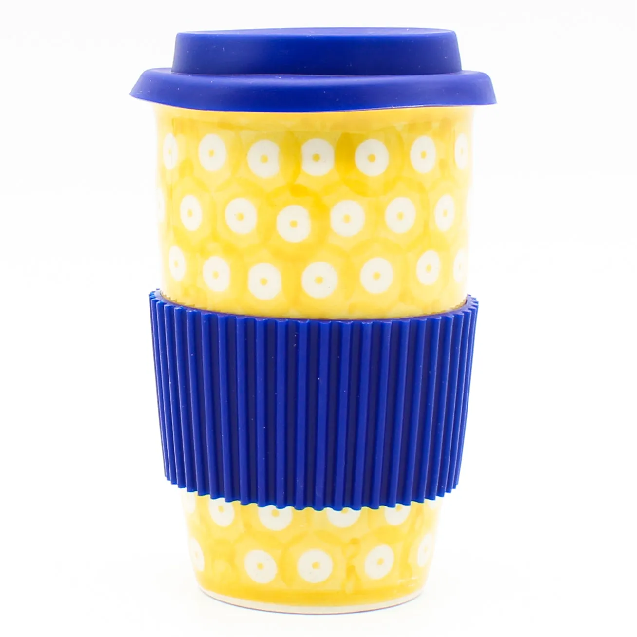 Travel Cup 14 oz in Yellow Tradition