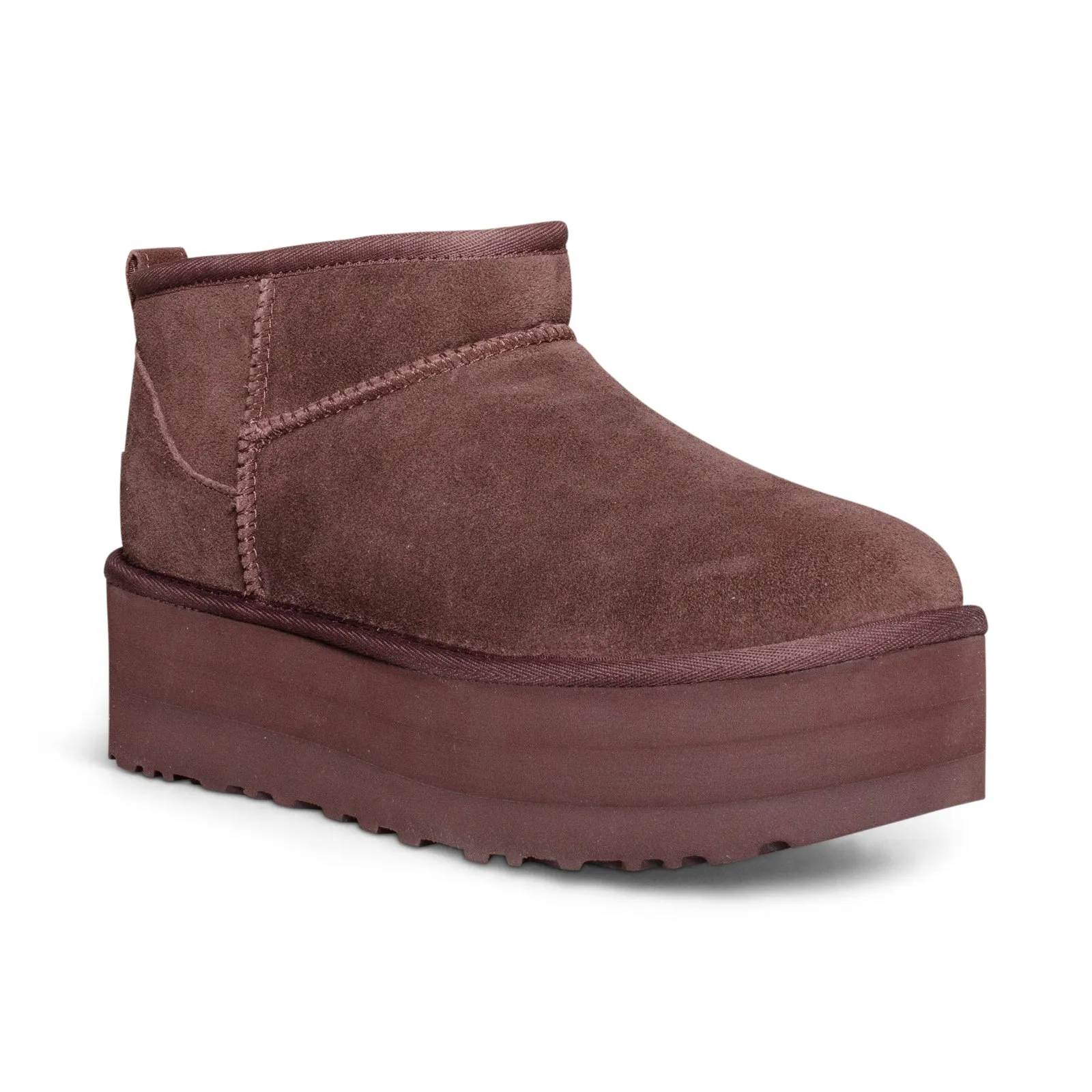 UGG Classic Ultra Mini Platform Burnt Cedar Boots - Women's