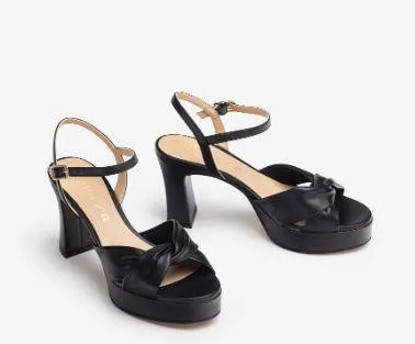 Unisa Black Platform Sandal ONOA