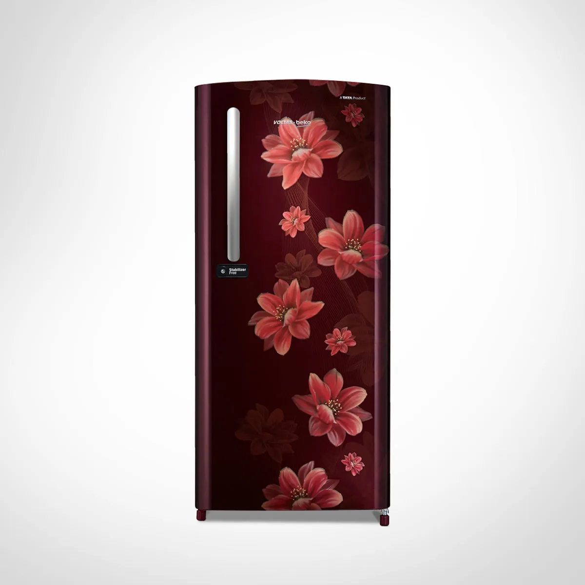 Voltas Beko 185 L, 1 Star, Single Door DC Refrigerator (Belus Wine)