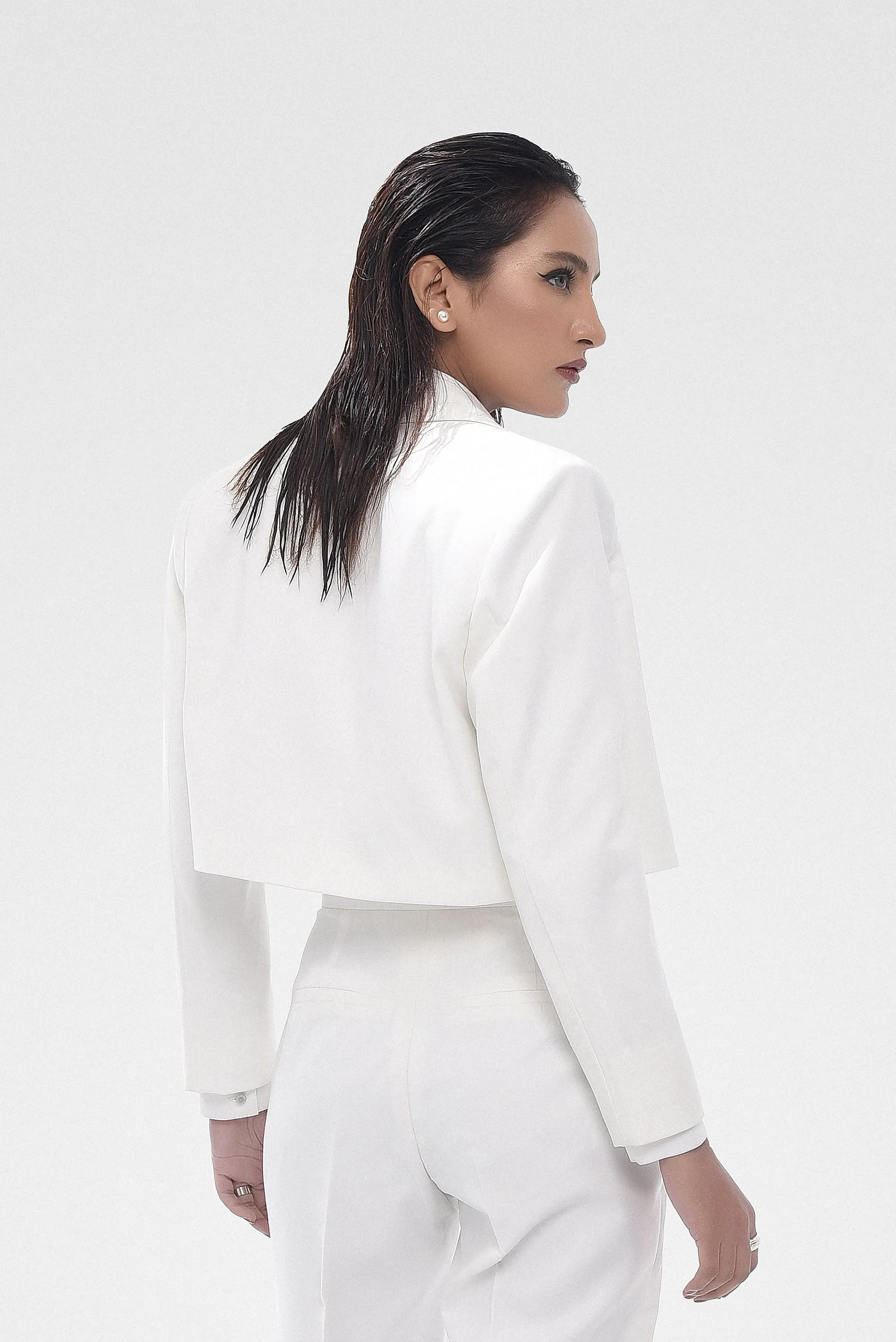 White Bird Crop Jacket