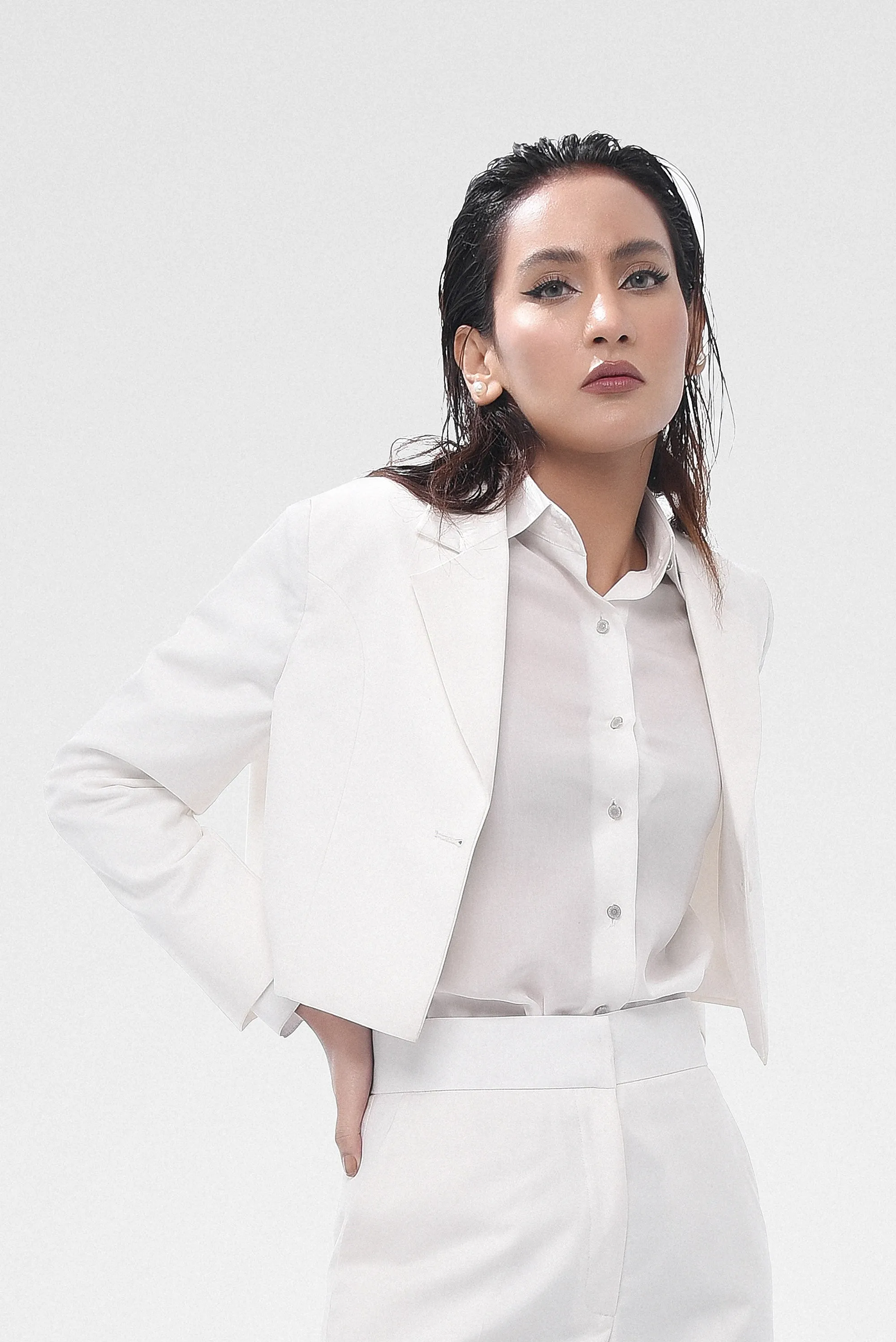 White Bird Crop Jacket