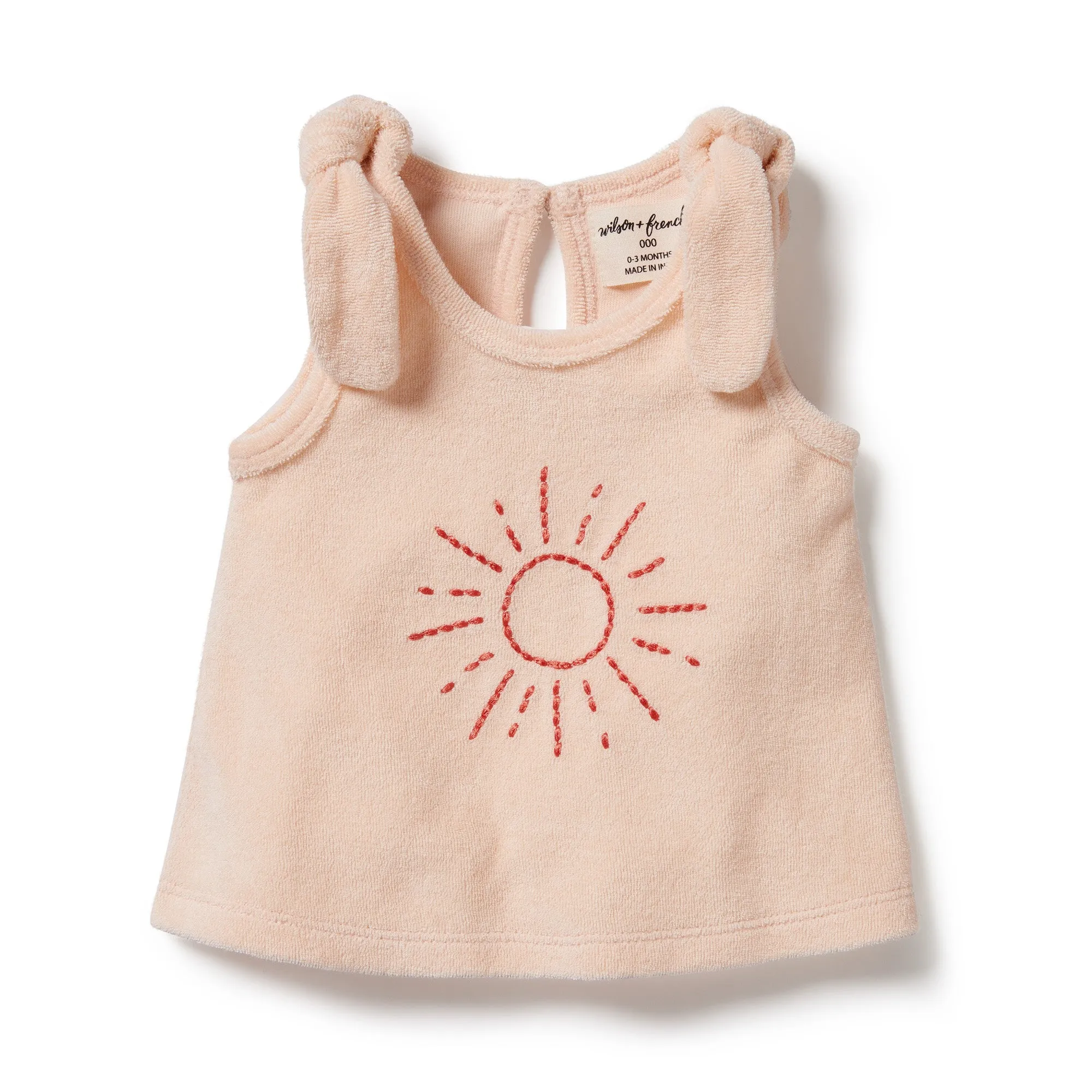 Wilson & Frenchy | Sunshine Organic Terry Tie Singlet