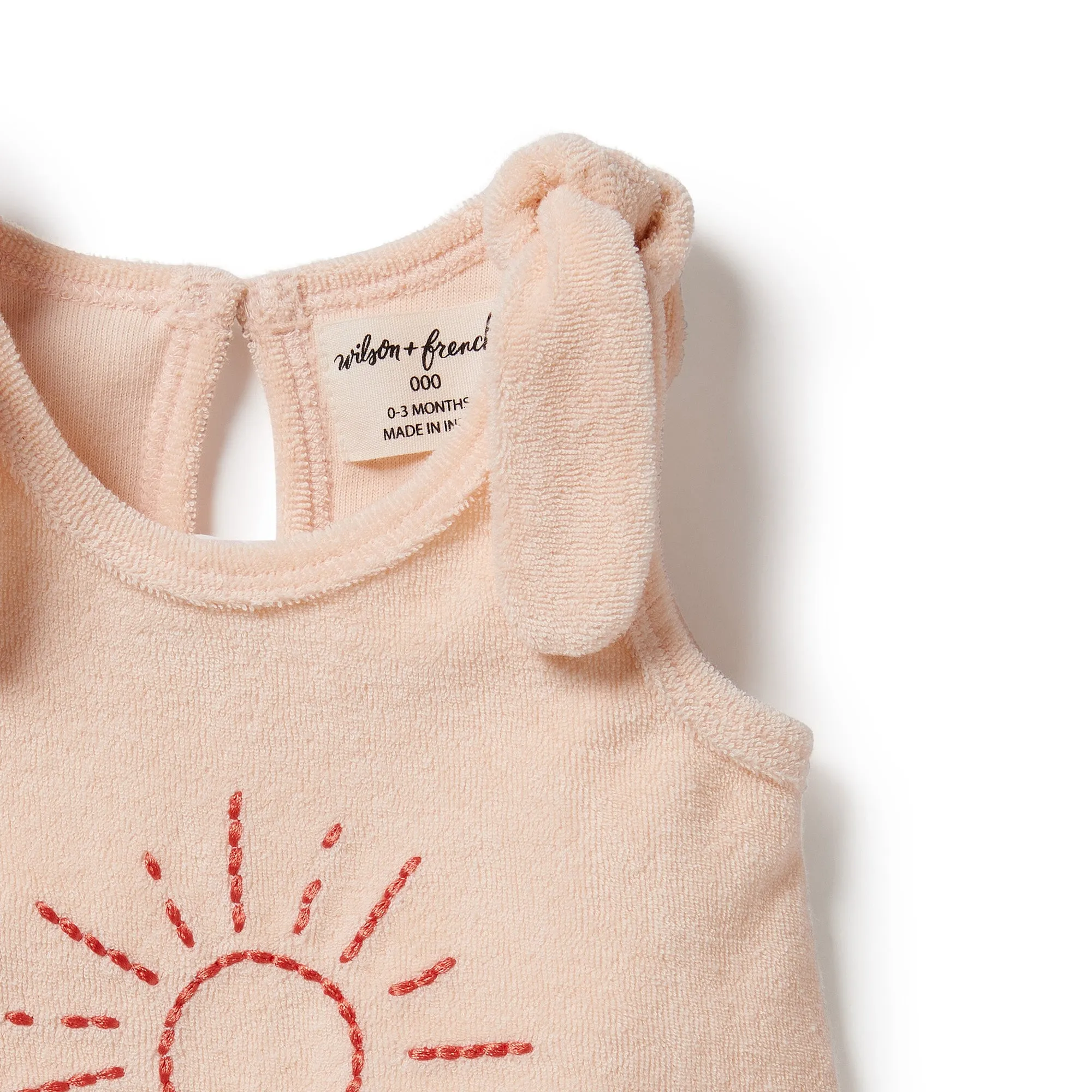 Wilson & Frenchy | Sunshine Organic Terry Tie Singlet