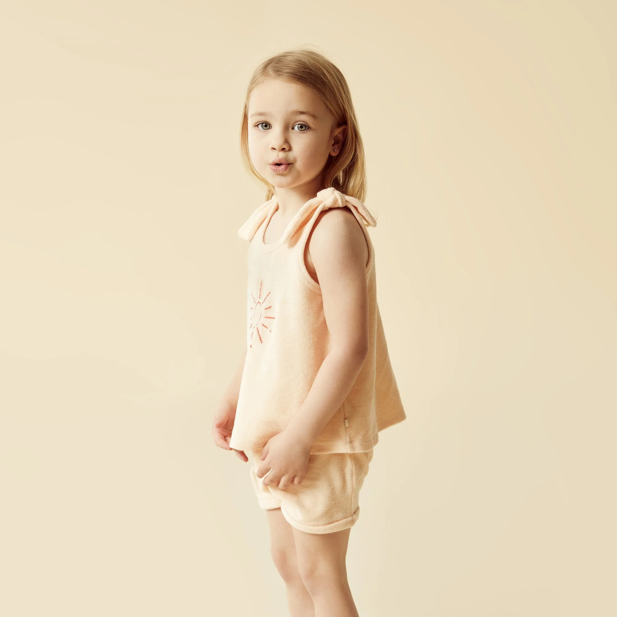 Wilson & Frenchy | Sunshine Organic Terry Tie Singlet