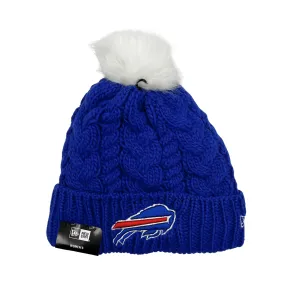 Women's New Era Buffalo Bills Royal Cabled Knit Hat