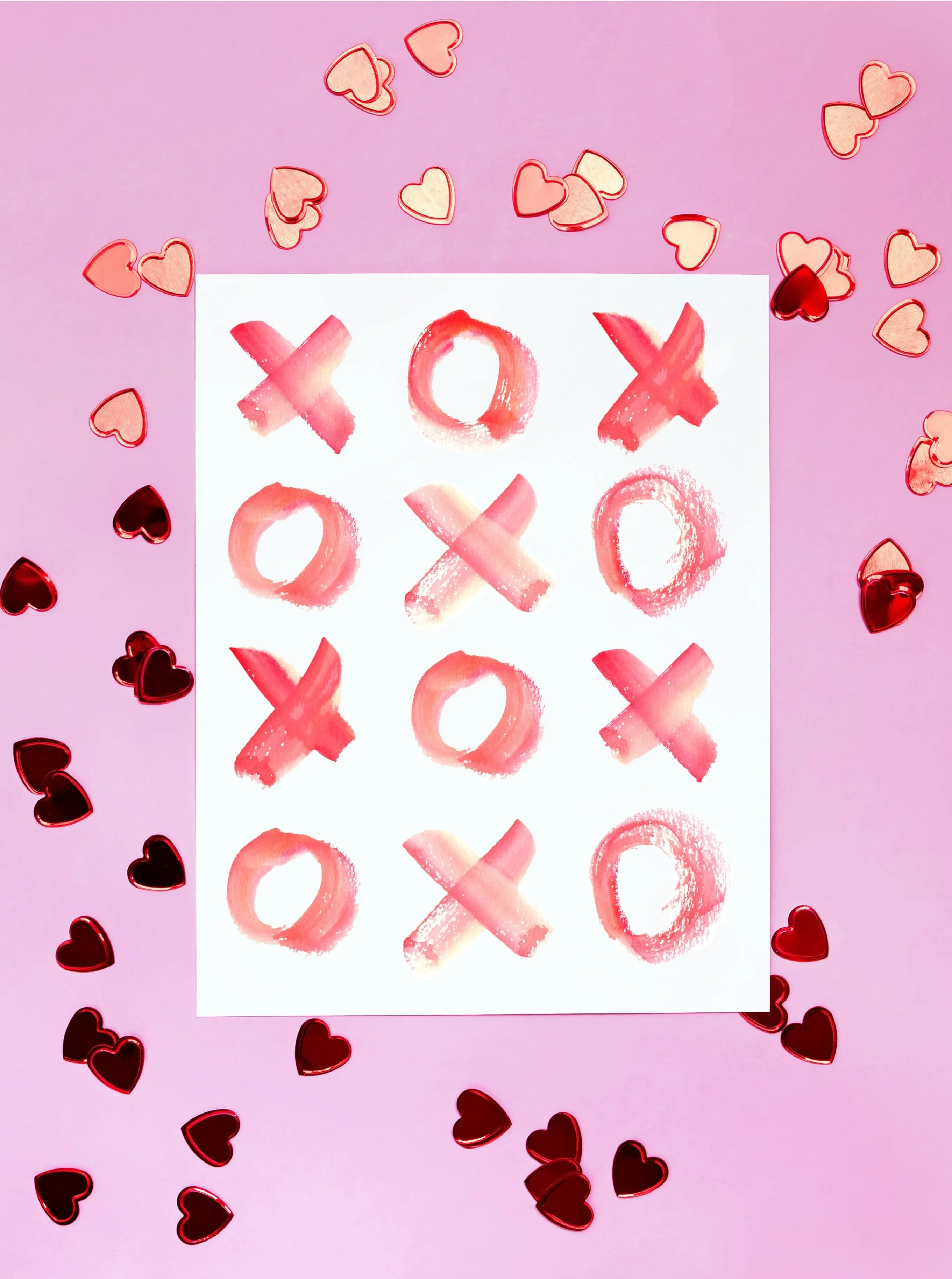 XOXO Hugs   Kisses Valentine's Card Set